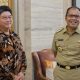 Danny menerima audiensi Kepala Kantor Konsuler Jepang Makassar Ohashi Koichi di kediamannya, Senin (31/07/2023).