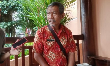 Sekcam Tallo saat ditemui di Kantor Camat, Jumat (21/7/2023) sore.