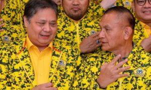 FOTO/ANTARA: pertemuan golkar di Bali, Minggu (30/7/2023).
