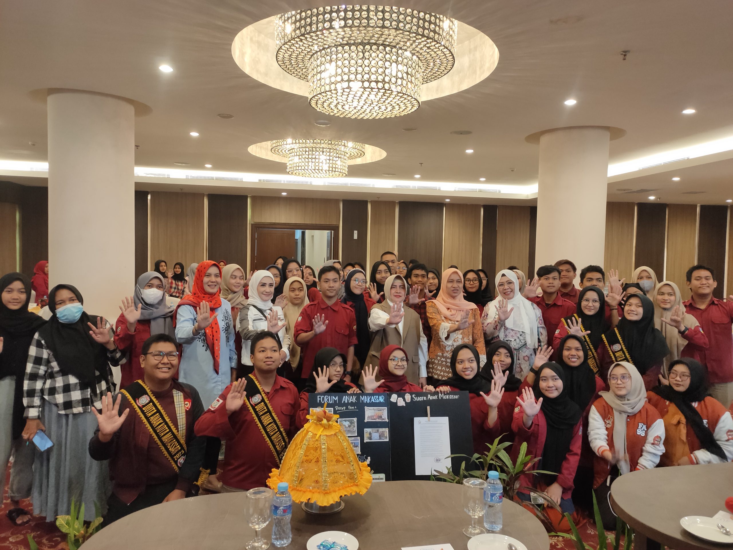 Musyawarah Perencanaan Pembangunan (Musrenbang) Anak Kota Makassar digelar di Arthama Hotel, Sabtu (5/8/2023).
