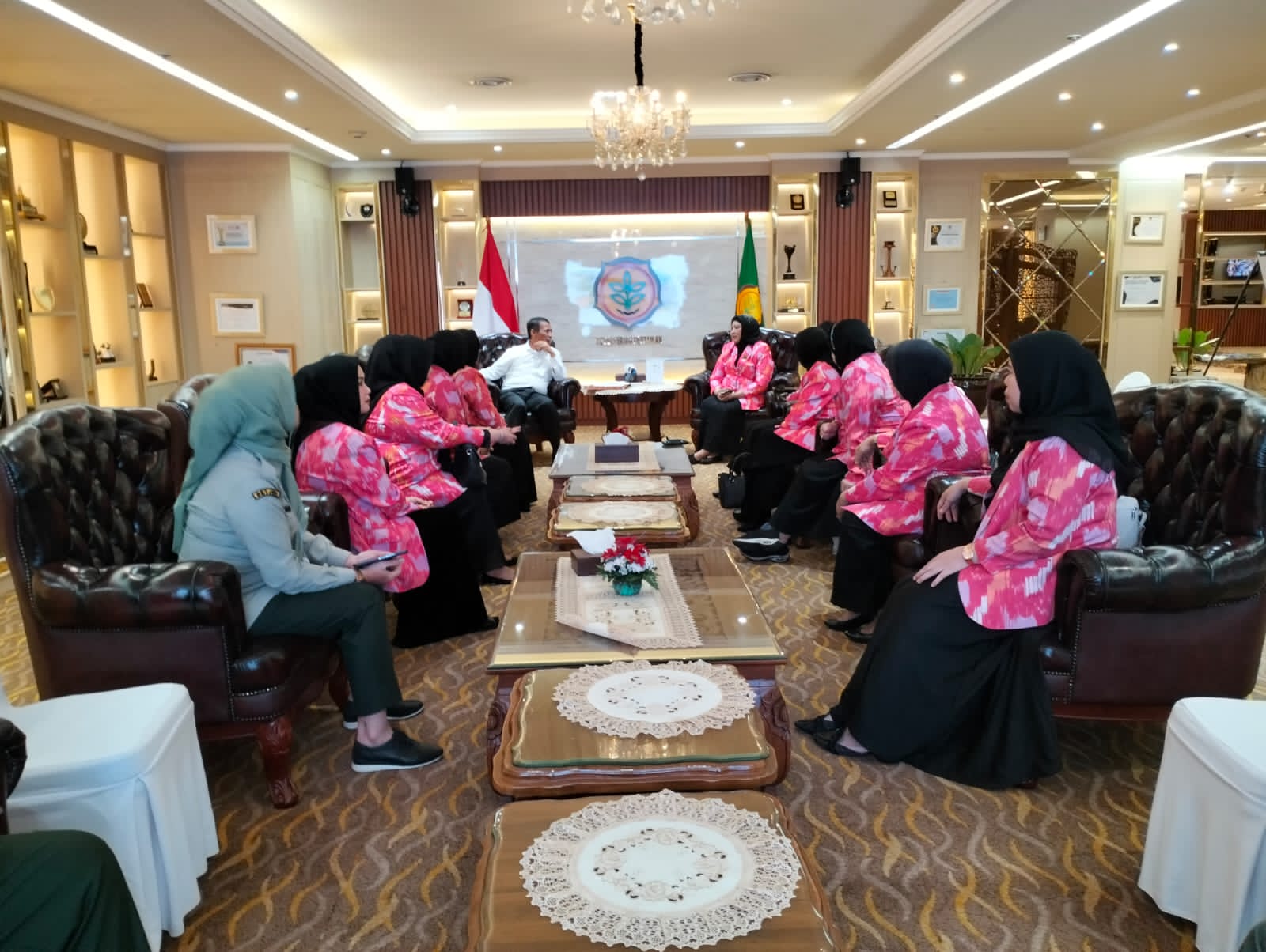 Menteri Andi Amran Sulaiman menerima kunjungan PP IWSS (25/3/2024)