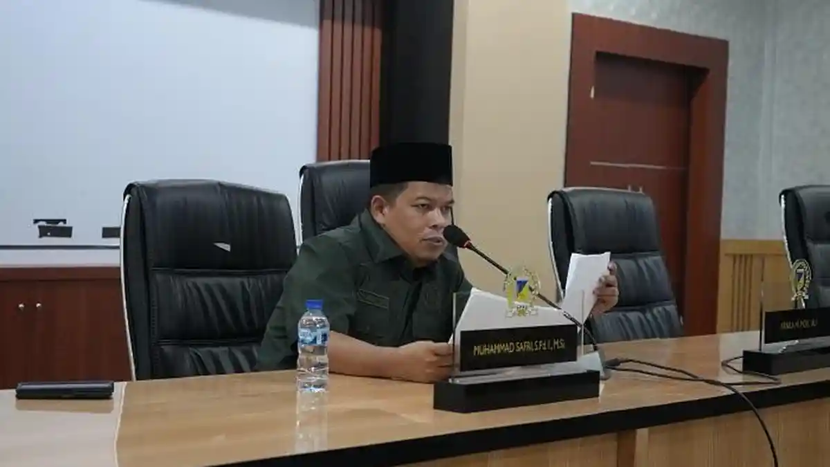 Sekretaris Komisi III DPRD Provinsi Sulawesi Tengah, Muhammad Safri