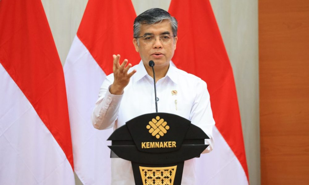Menteri Ketenagakerjaan (Menaker) Yassierli